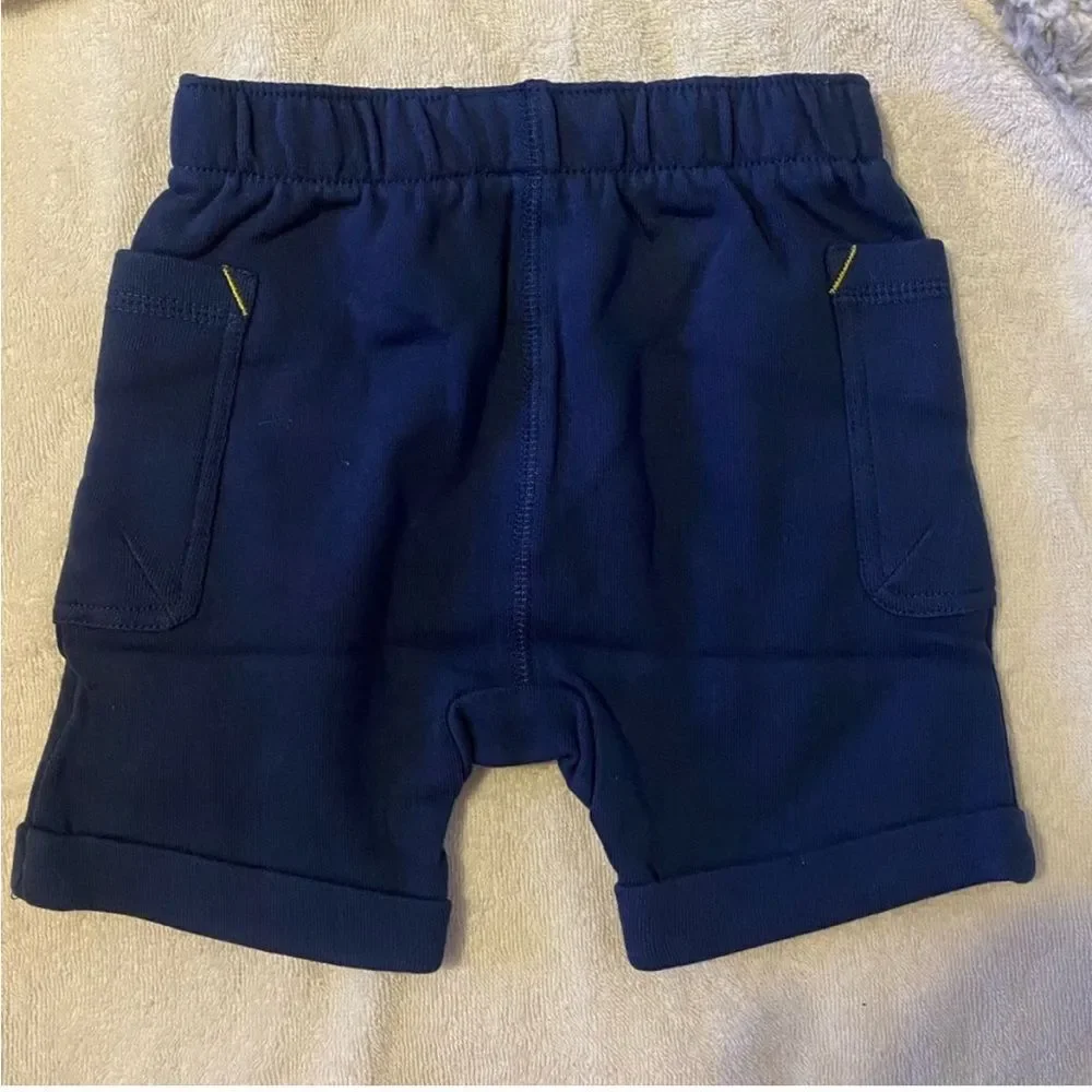 NWT Mac & Moon Baby Boy 2-Piece Dinosaur Print Shorts Set organic cotton